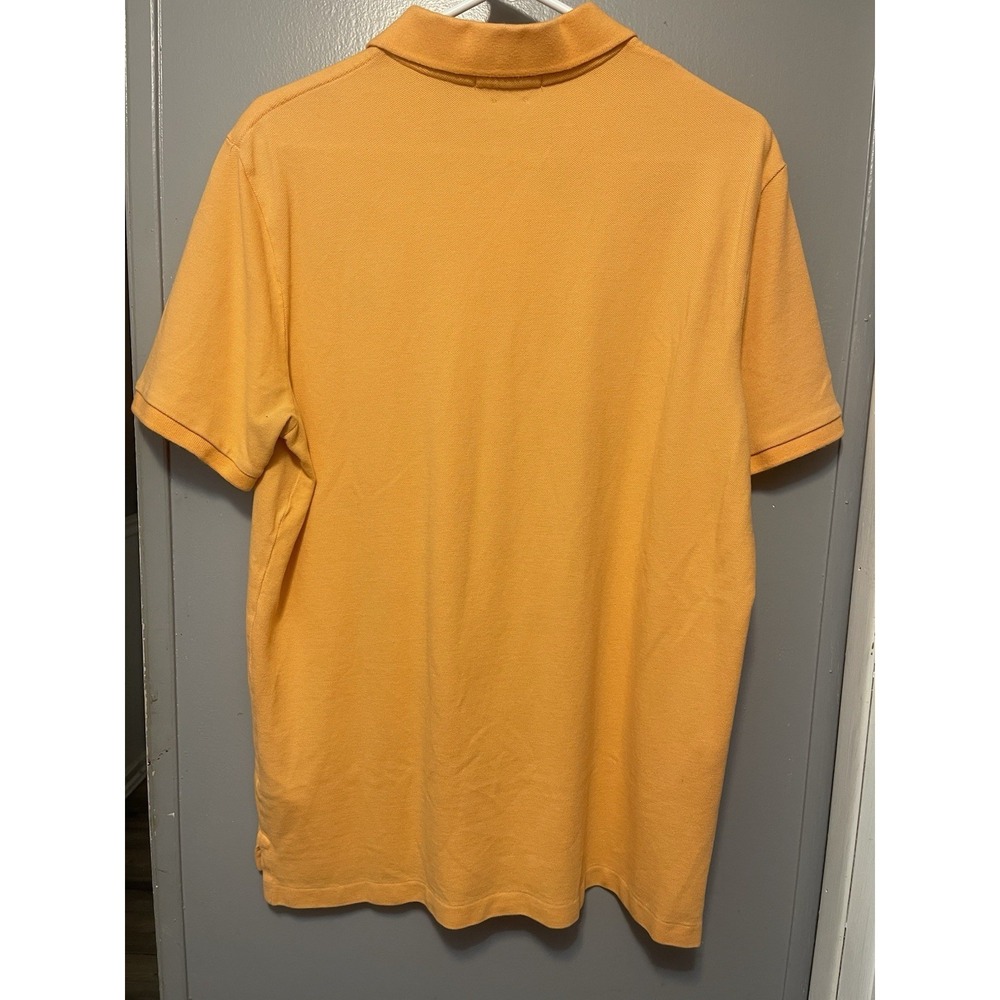 Polo Ralph Lauren Men's Polo Classic Fit Short Sleeve Orange Shirt Sz Medium - Picture 2 of 4